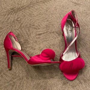Hot pink heels